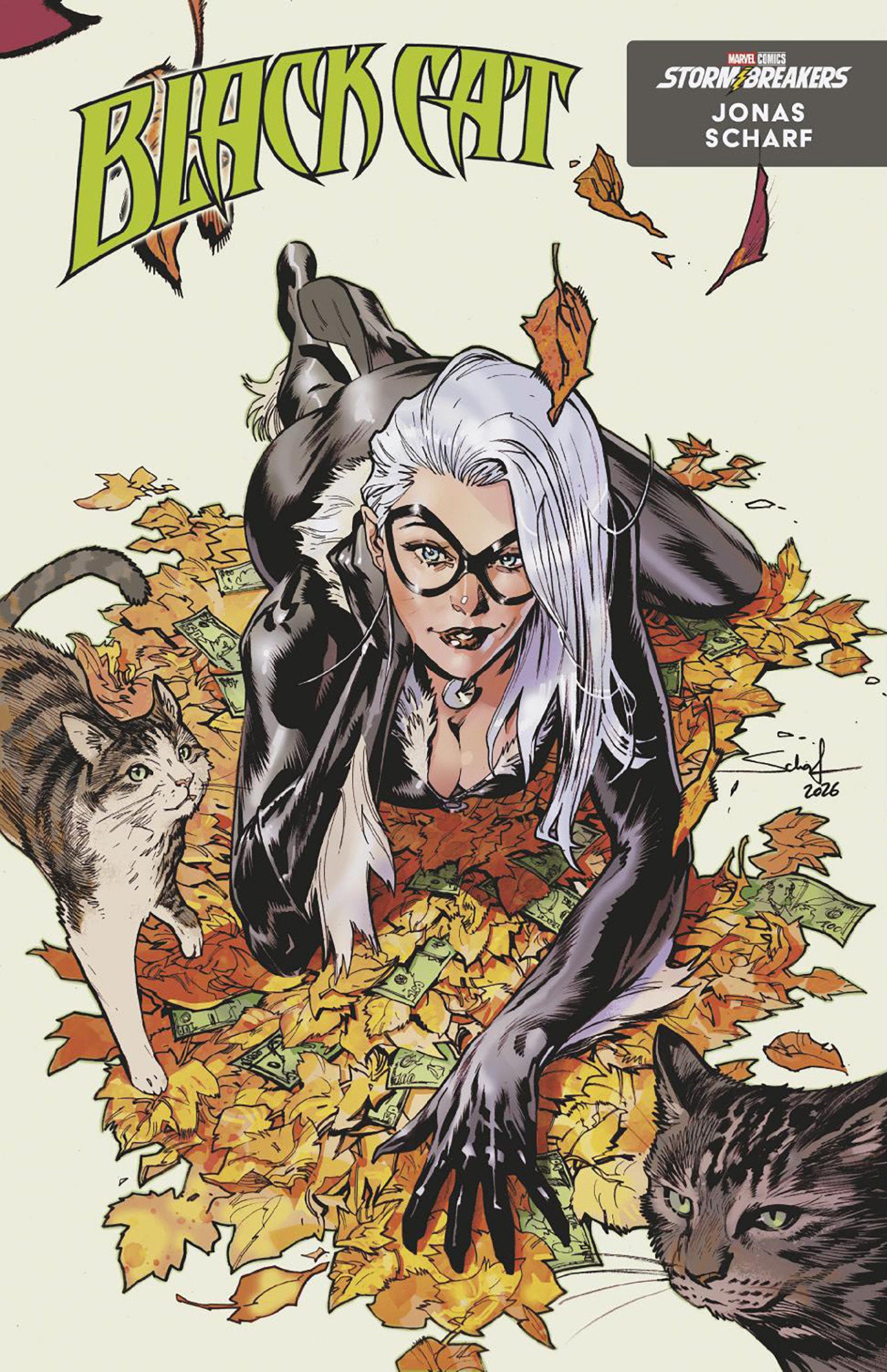 BLACK CAT #14 JONAS SCHARF FALL FANTASIES VAR QIB CVR B