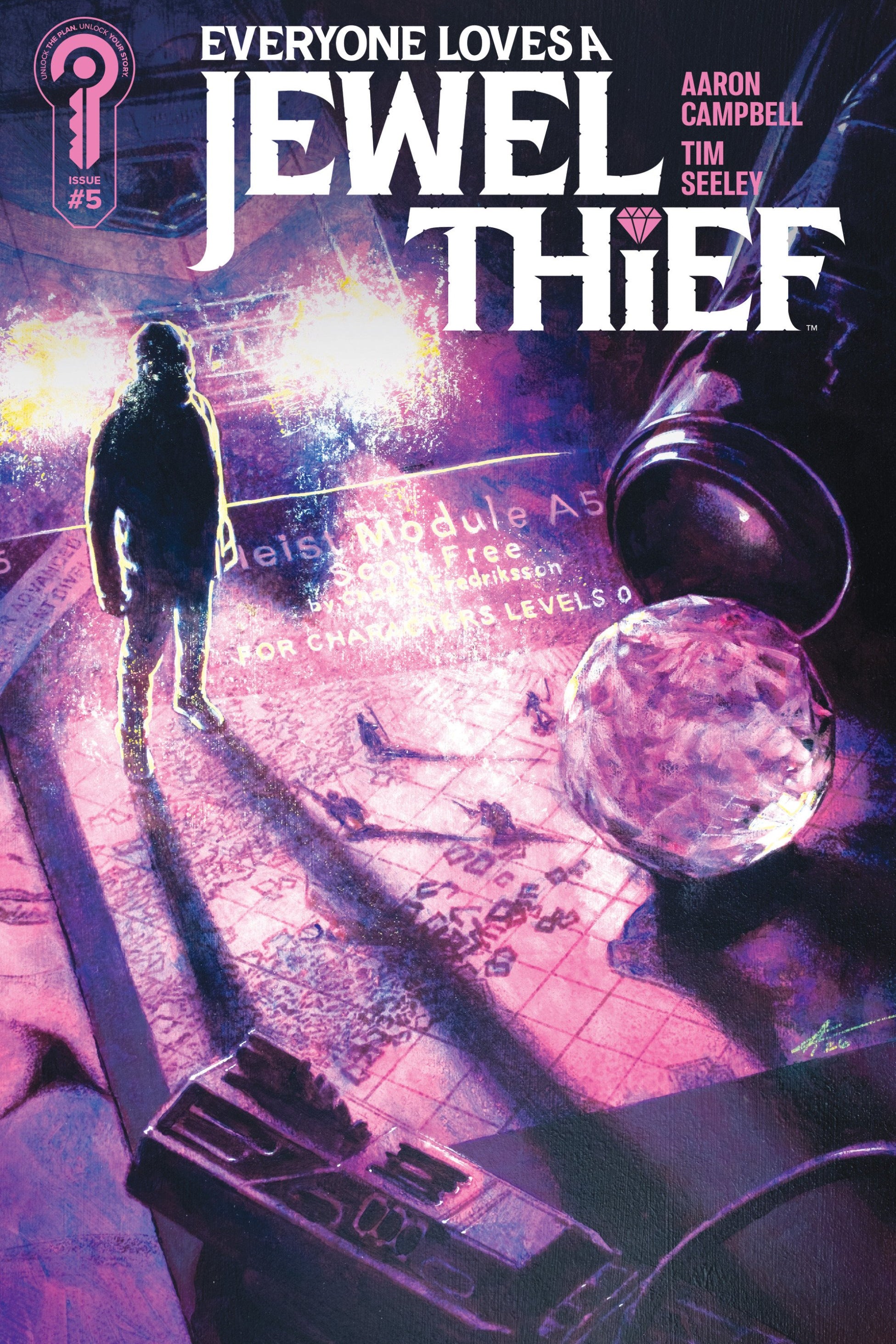 EVERYONE LOVES A JEWEL THIEF #5 COVER A AARON CAMPBELL CVR A