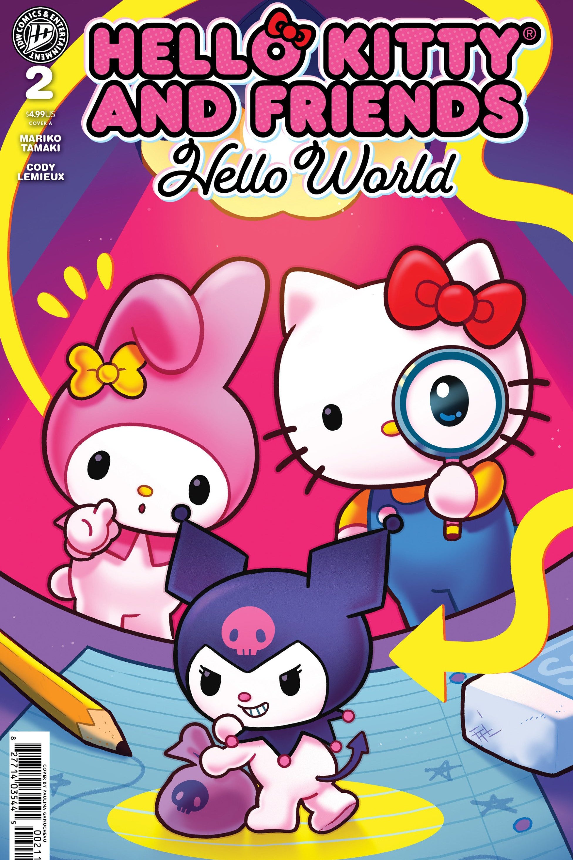 HELLO KITTY AND FRIENDS HELLO WORLD #2 COVER A GANUCHEAU CVR A