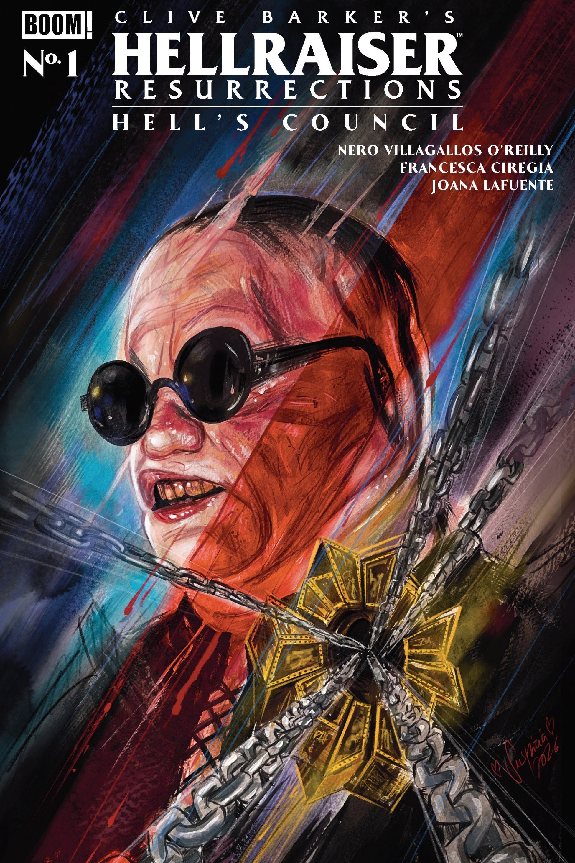 HELLRAISER RESURRECTIONS - HELLS COUNCIL #1 A MAIN DRESSED VILCHEZ CVR A