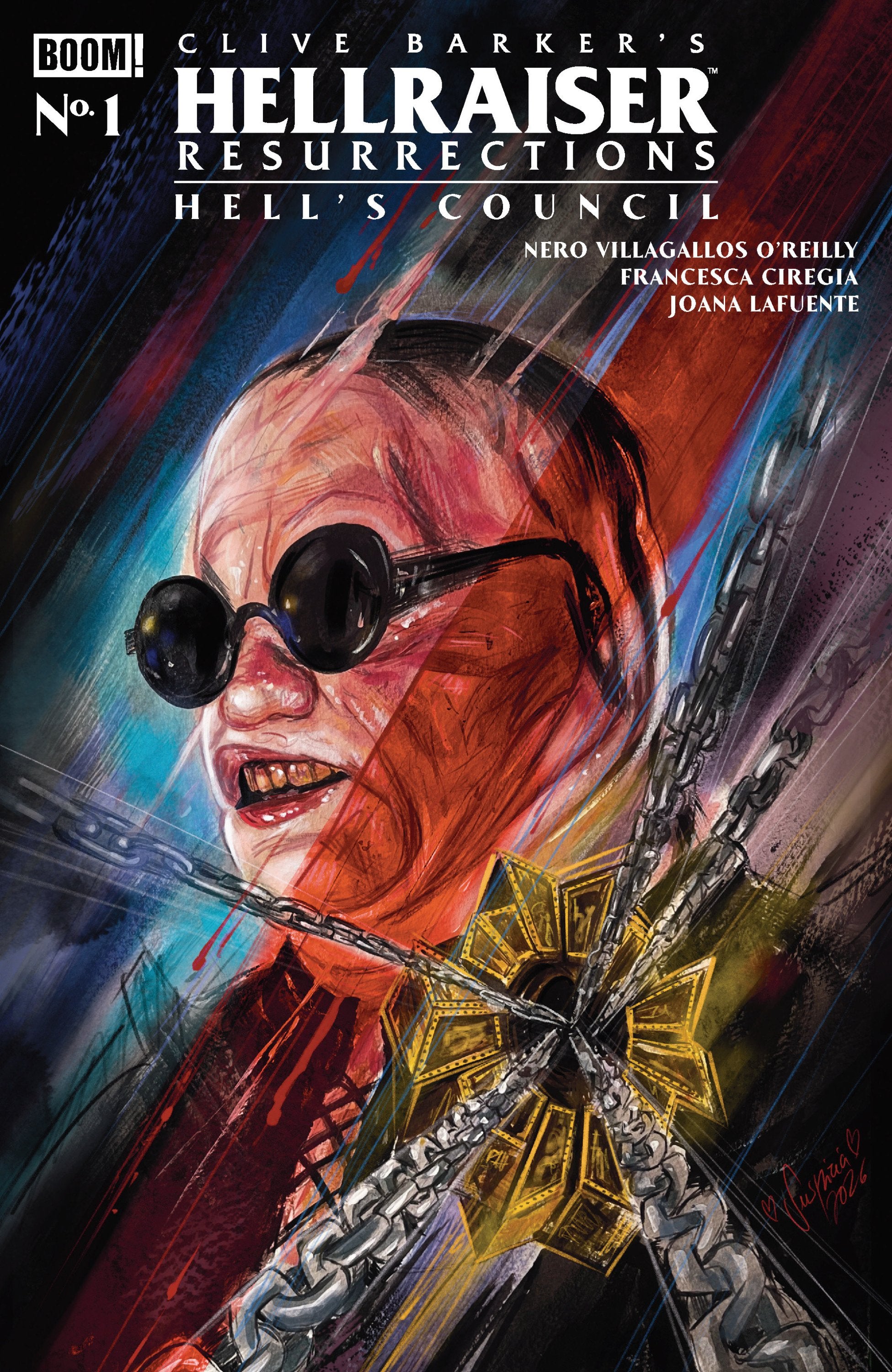 HELLRAISER RESURRECTIONS - HELLS COUNCIL #1 A MAIN DRESSED VILCHEZ CVR A