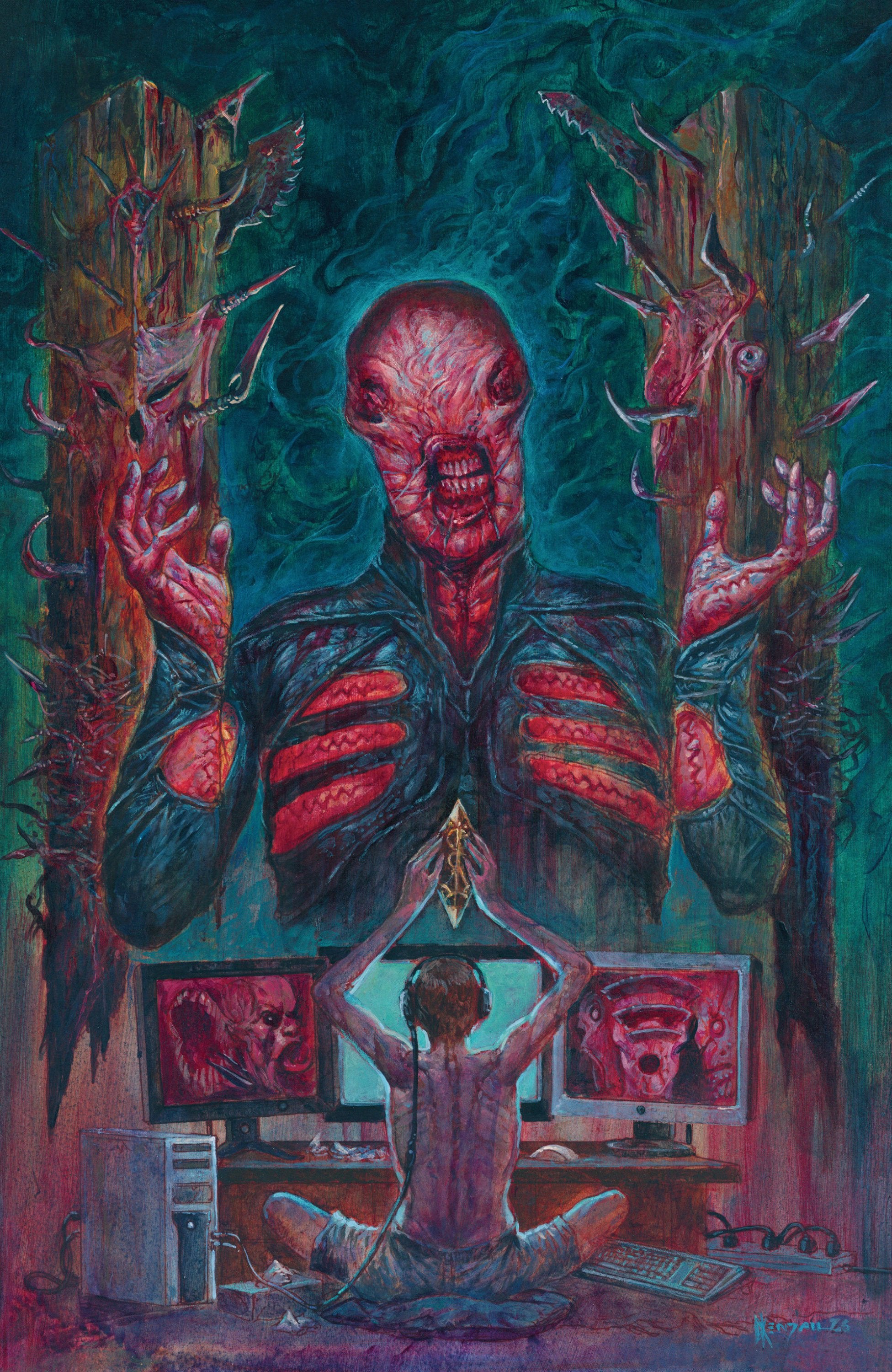 HELLRAISER RESURRECTIONS - THE ONANISTIC RITUAL #1 F UNLIMITED VAR FULL ART KENDALL CVR F