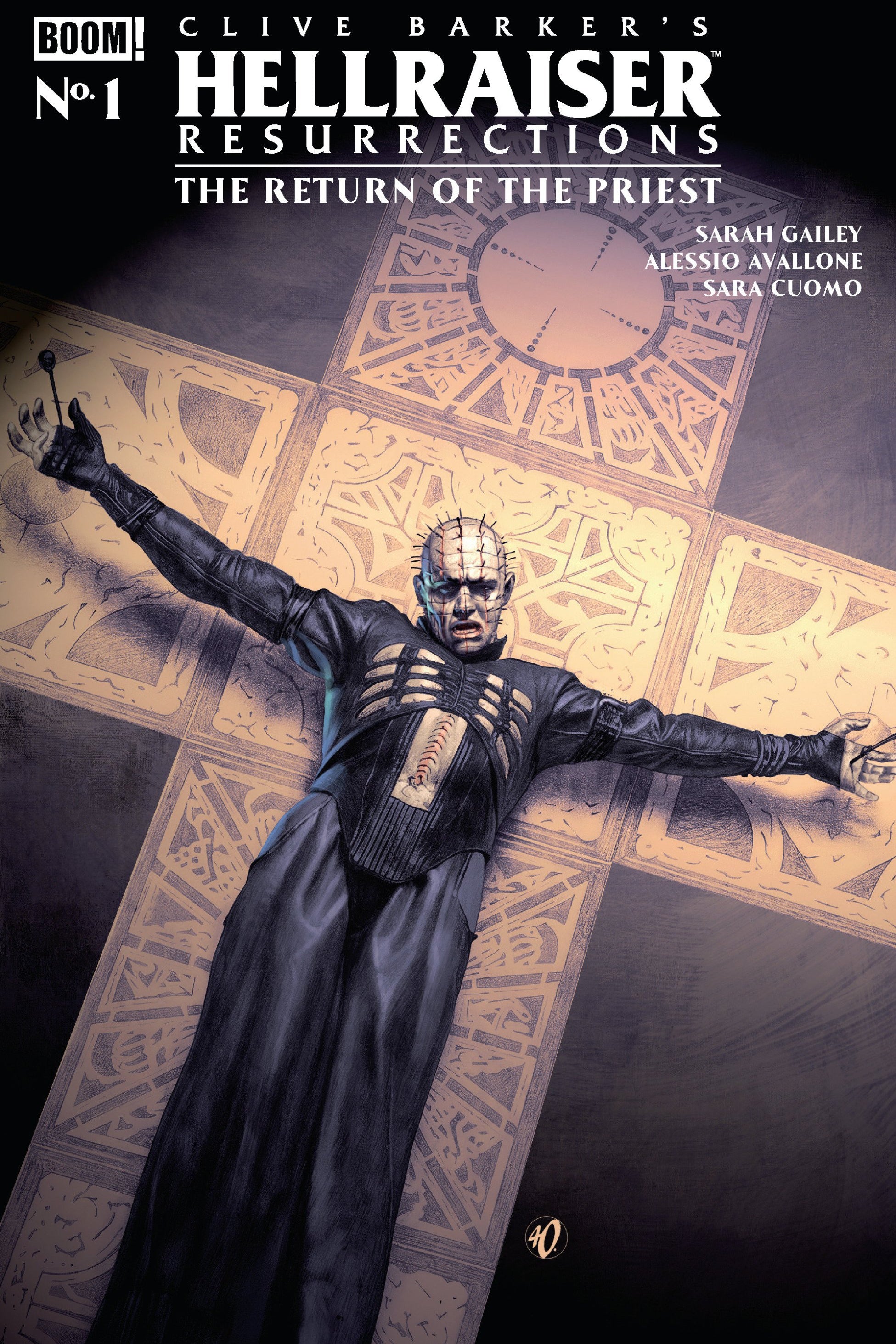 HELLRAISER RESURRECTIONS - THE RETURN OF THE PRIEST #1 G FOC REVEAL VAR DRESSED OLIVETTI CVR G