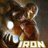 IRON MAN #9 DAVE RAPOZA VAR CVR C
