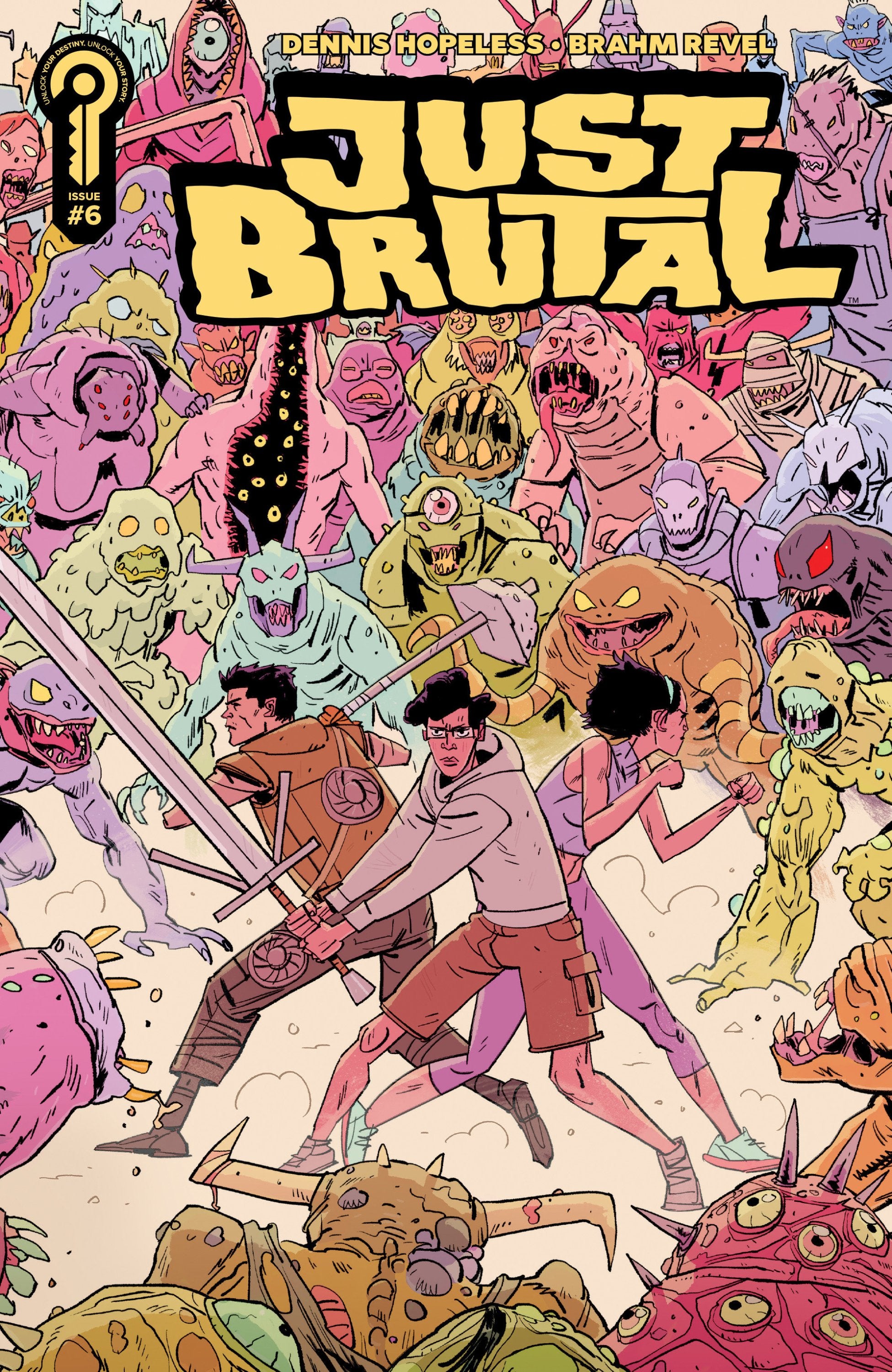 JUST BRUTAL #6 COVER A BRAHM REVEL CVR A