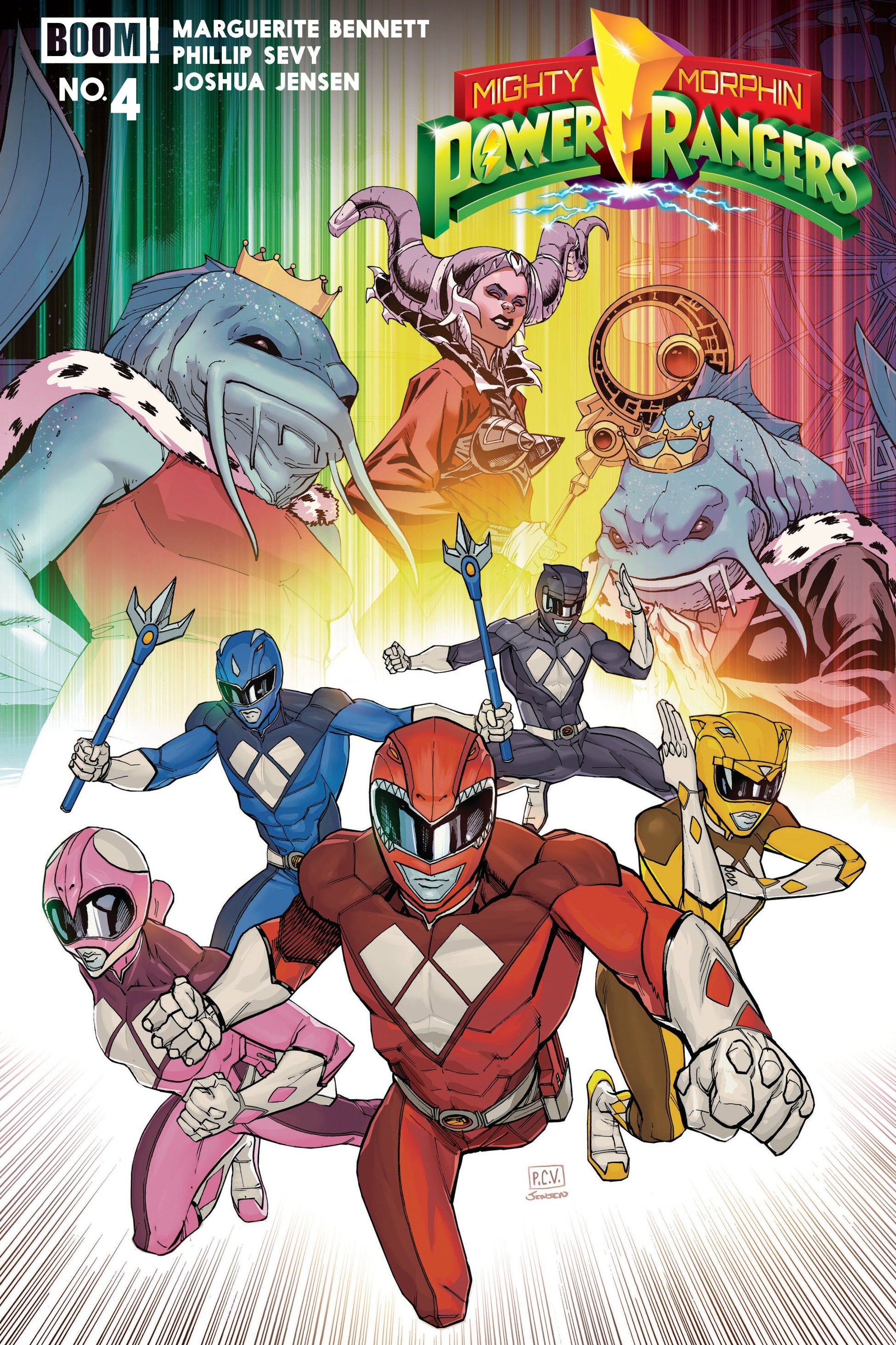 MIGHTY MORPHIN POWER RANGERS 2026 #4 B VAR DRESSED SEVY CVR B
