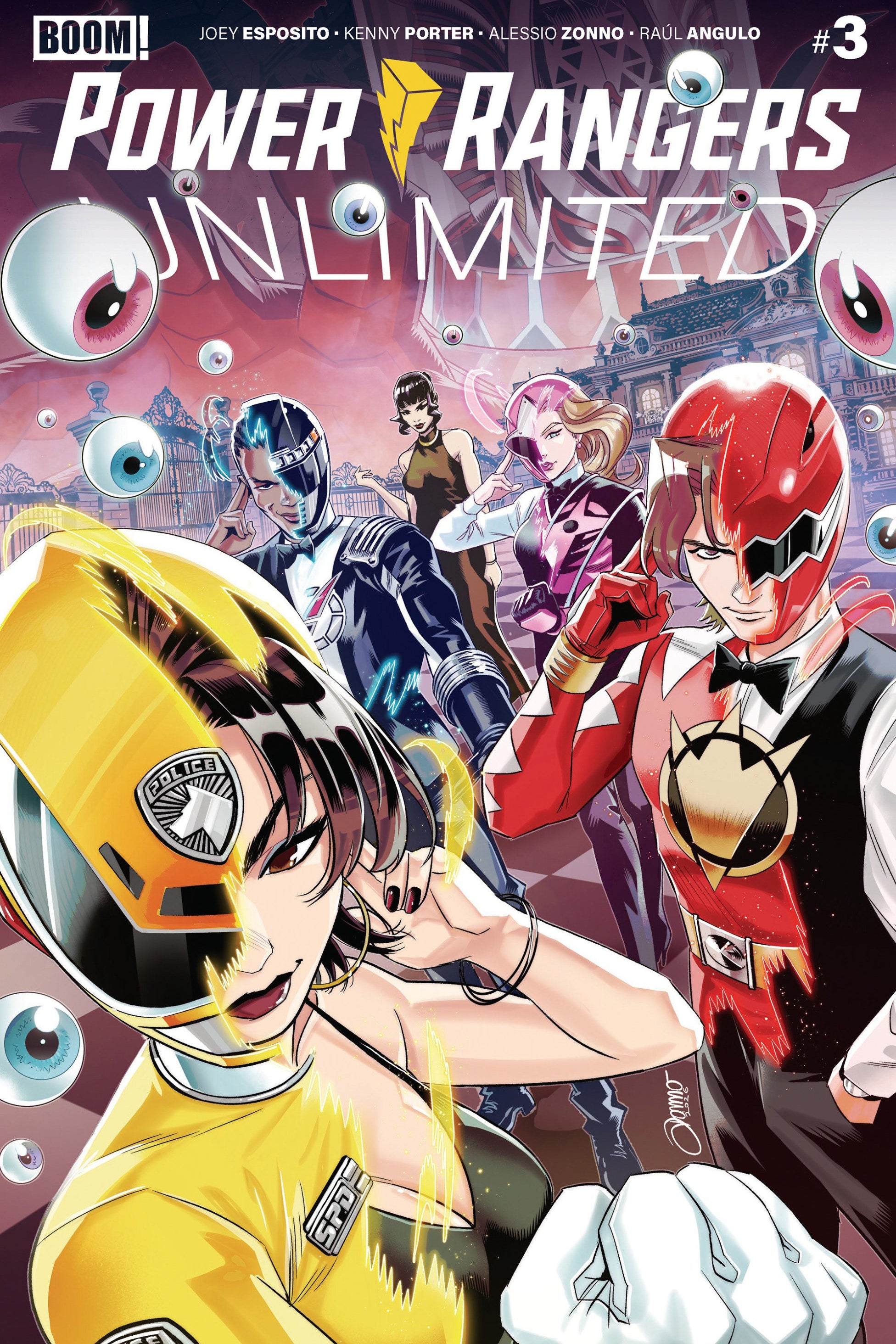 POWER RANGERS UNLIMITED #3 A MAIN DRESSED ZONNO CVR A