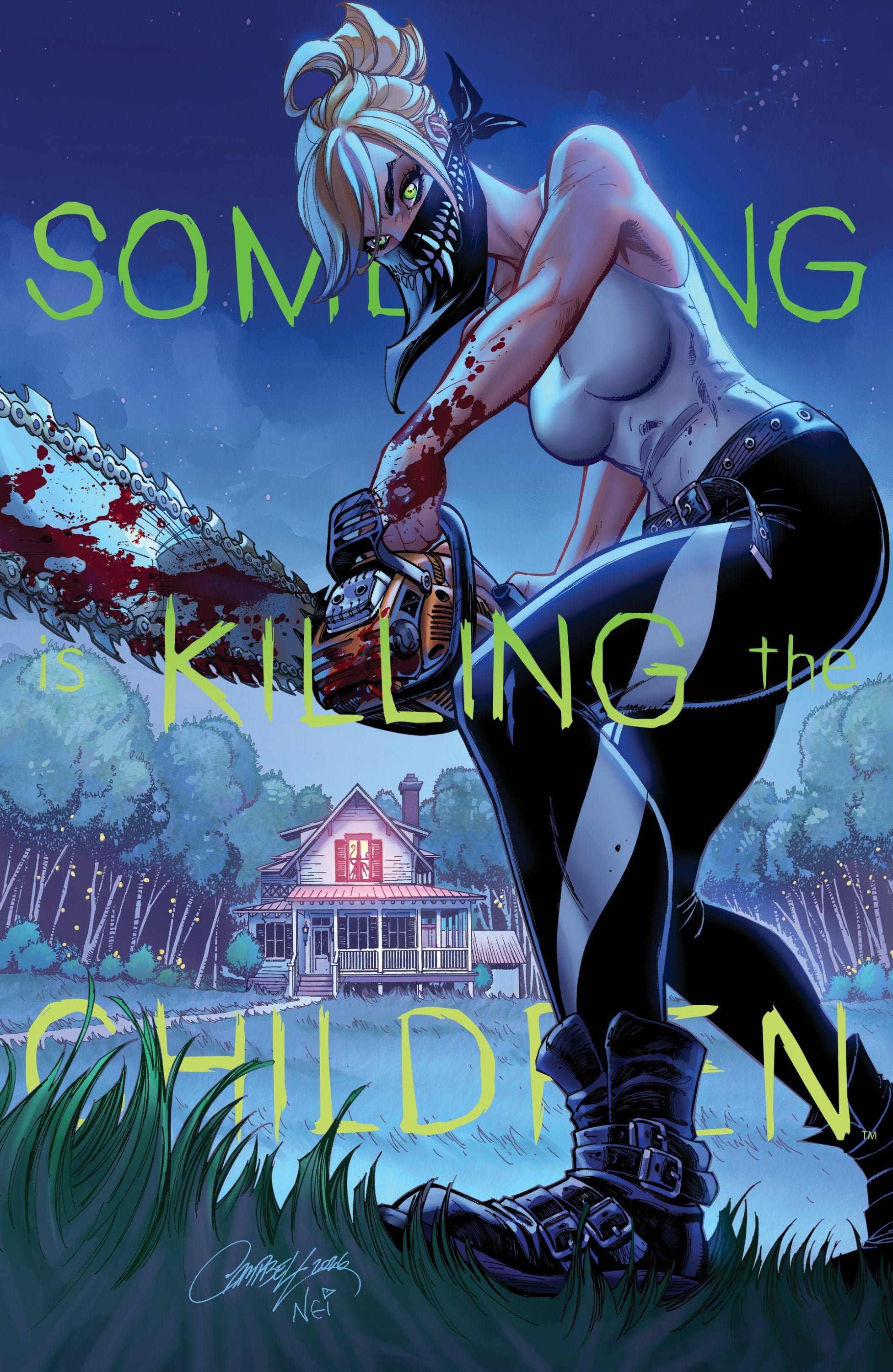 SOMETHING IS KILLING THE CHILDREN #50 L FOC VAR DRESSED CAMPBELL