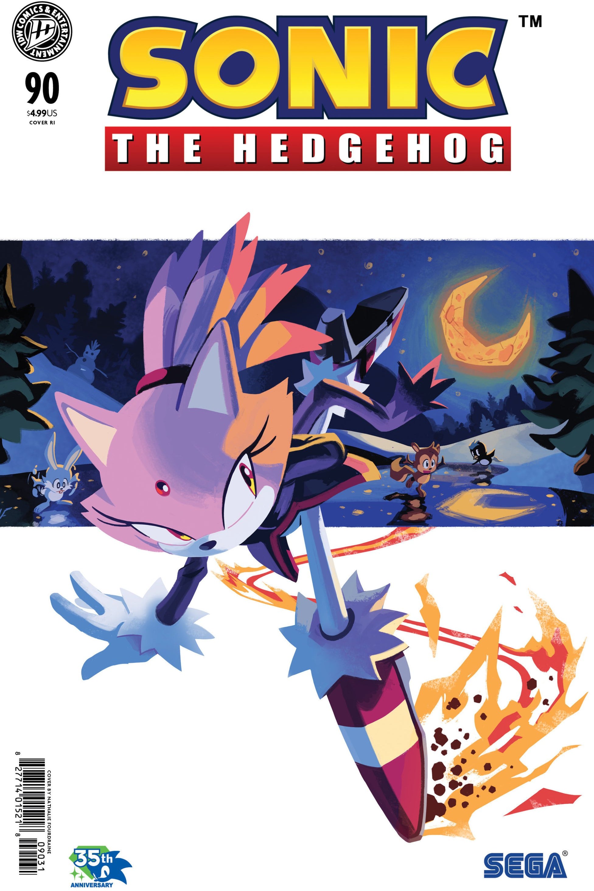 SONIC THE HEDGEHOG #90 VAR RI 15 FOURDRAINE CVR C 1:15 INCV