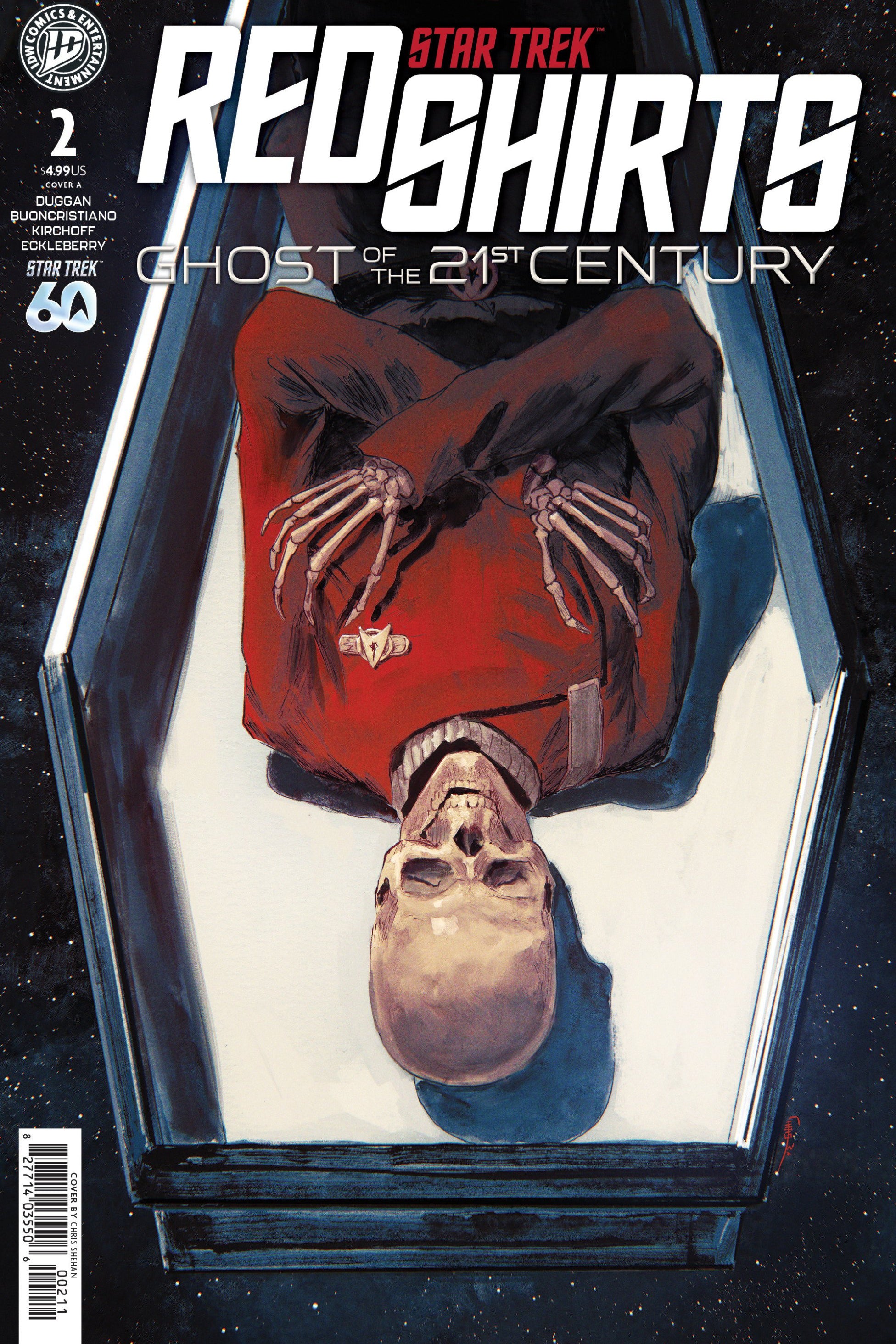 STAR TREK RED SHIRTS--GHOST OF THE 21ST CENTURY #2 COVER A SHEHAN CVR A