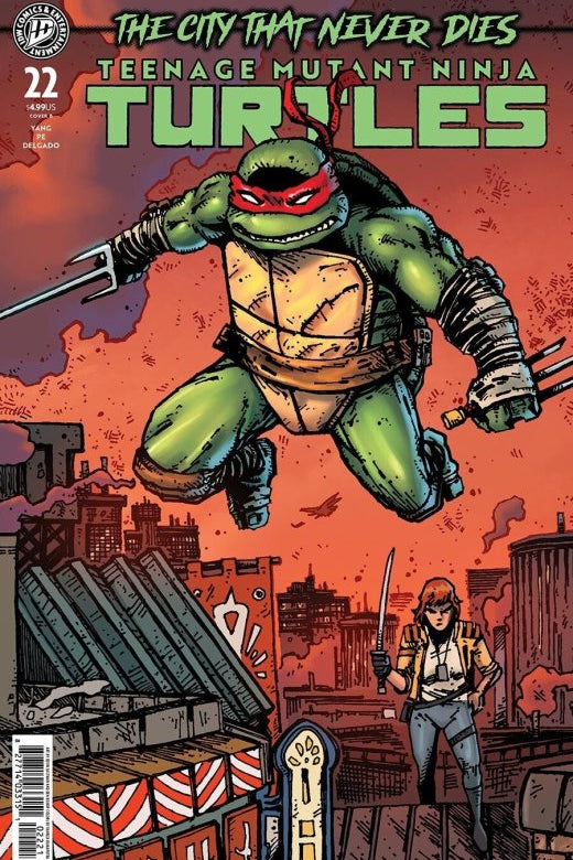 TEENAGE MUTANT NINJA TURTLES #22 VAR B EASTMAN AND BISHOP CVR B