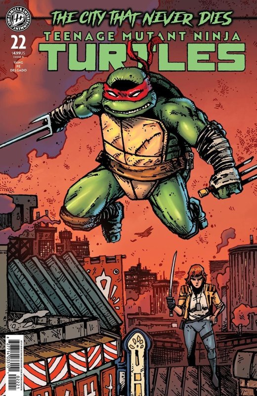 TEENAGE MUTANT NINJA TURTLES #22 VAR B EASTMAN AND BISHOP CVR B