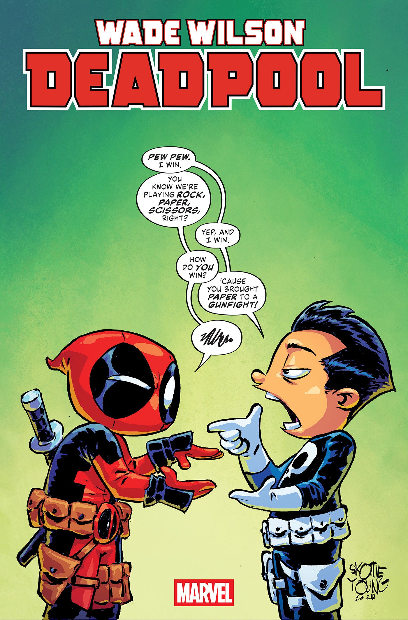 WADE WILSON DEADPOOL #8 SKOTTIE YOUNG VAR BG CVR B