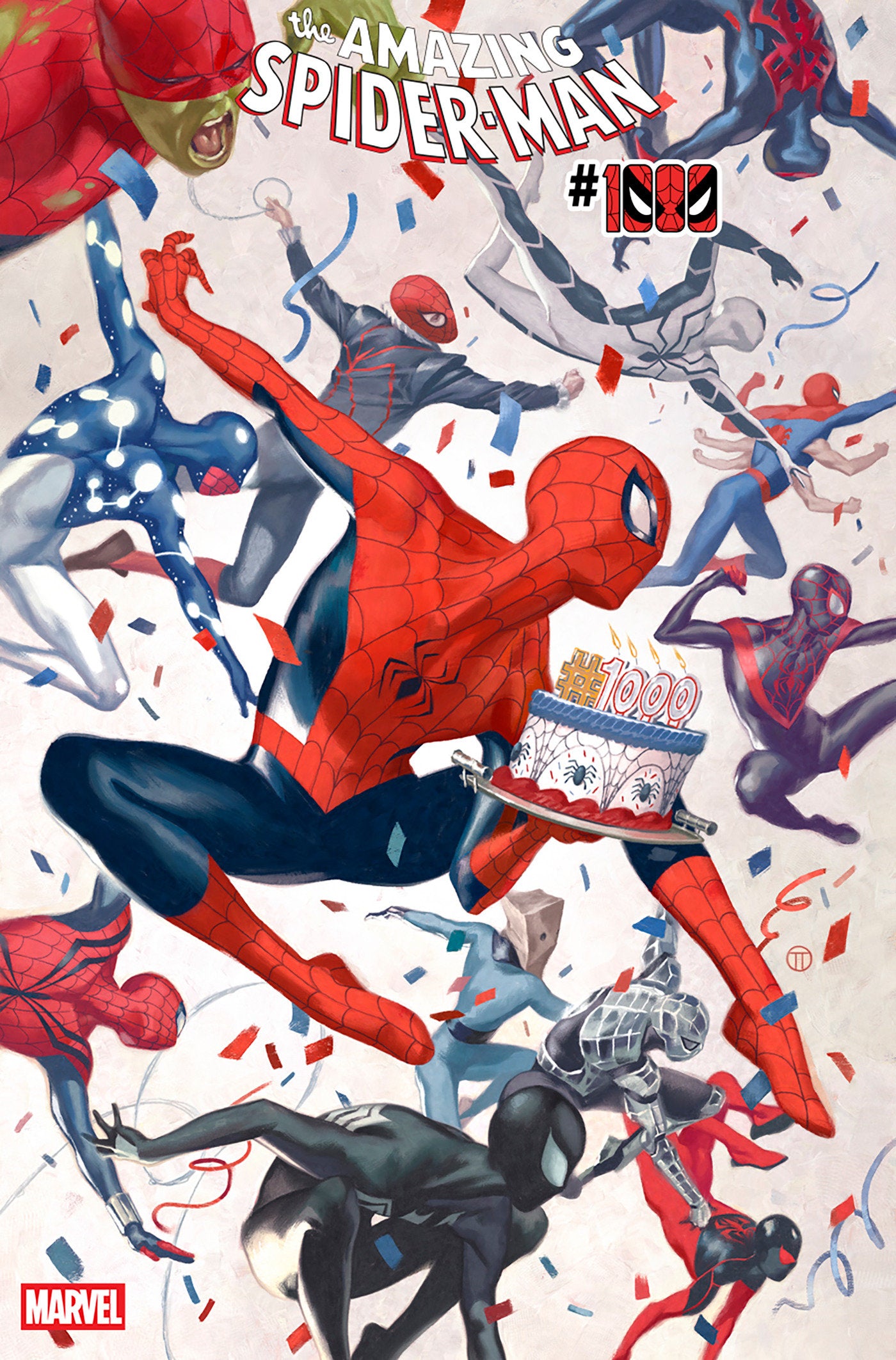 AMAZING SPIDER-MAN #1000 JULIAN TOTINO TEDESCO VAR CVR F