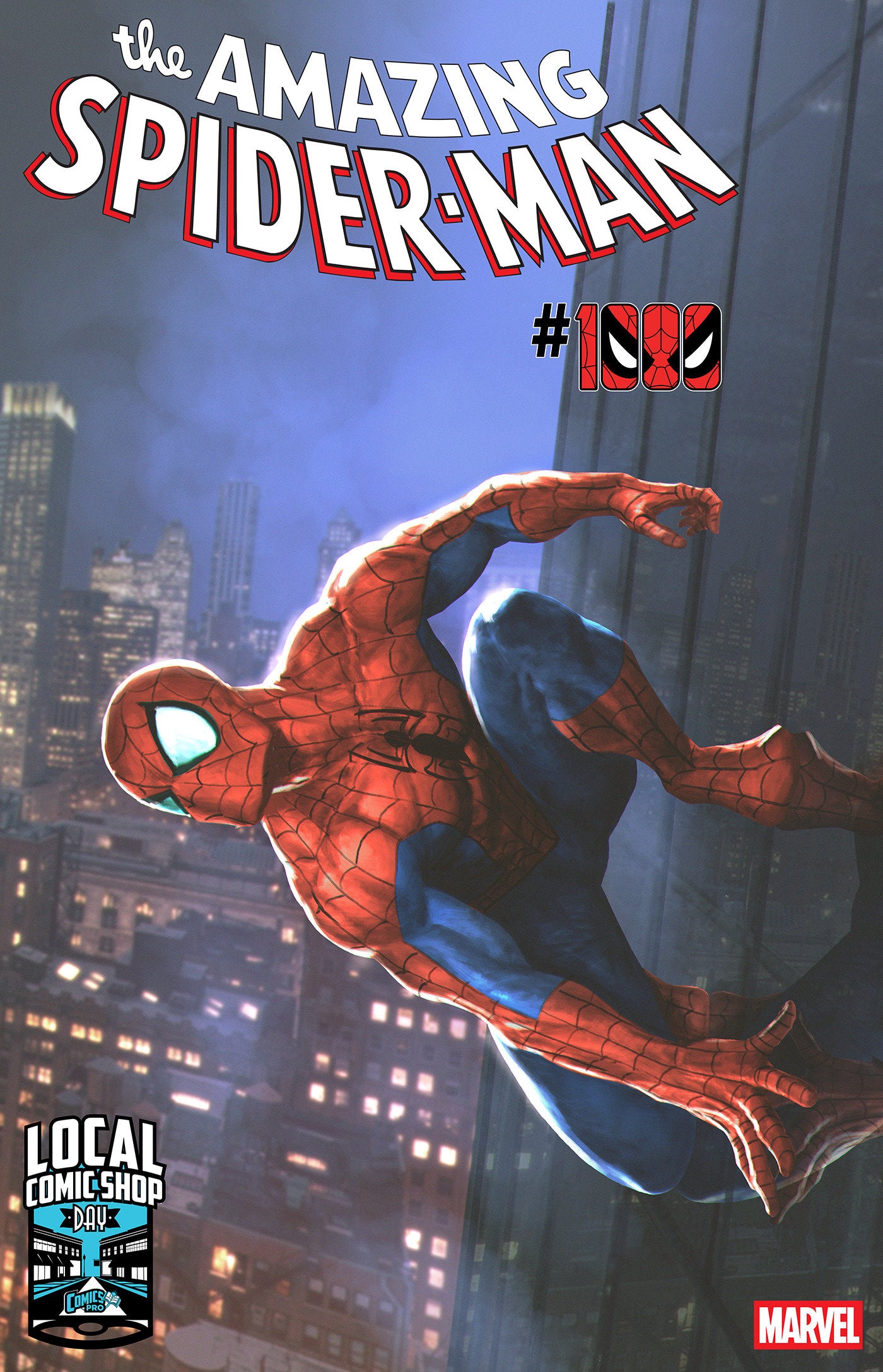 AMAZING SPIDER-MAN #1000 SKAN LOCAL COMIC SHOP DAY VAR CVR F