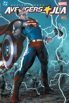 AVENGERS JLA #4 FACSIMILE EDITION CVR E GABRIELE DELL OTTO WRAPAROUND VAR