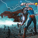 AVENGERS JLA #4 FACSIMILE EDITION CVR E GABRIELE DELL OTTO WRAPAROUND VAR