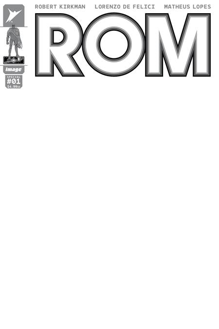 ROM SPECIAL #1 ONE SHOT CVR E BLANK SKETCH VAR