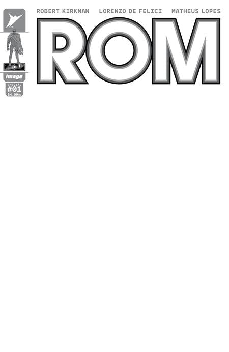 ROM SPECIAL #1 ONE SHOT CVR E BLANK SKETCH VAR