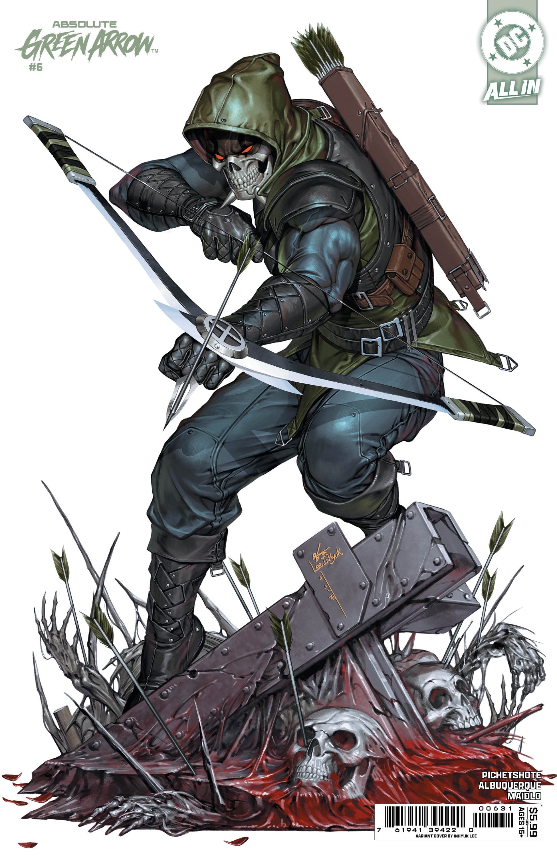 ABSOLUTE GREEN ARROW #6 CVR C INHYUK LEE CARD STOCK VAR (OF 12)