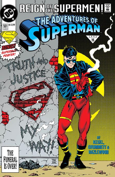 ADVENTURES OF SUPERMAN #501 FACSIMILE EDITION CVR A TOM GRUMMETT