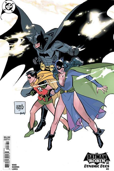 BATMAN & ROBIN YEAR ONE DYNAMIC DUOS #3 CVR C GORAN PARLOV CARD STOCK VAR (OF 12)