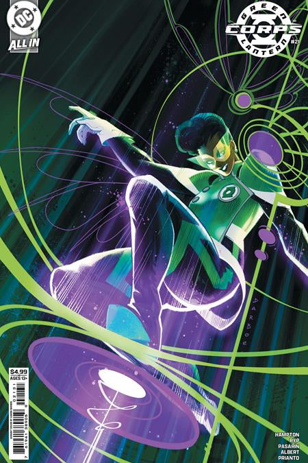 GREEN LANTERN CORPS #21 CVR C KAREN DARBOE CARD STOCK VAR
