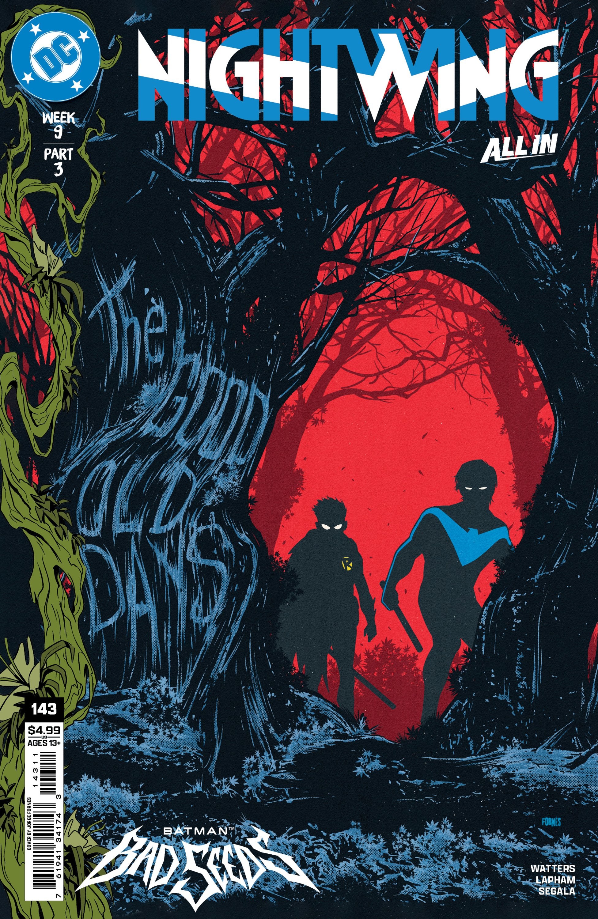 NIGHTWING #143 CVR A JORGE FORNES BATMAN BAD SEEDS