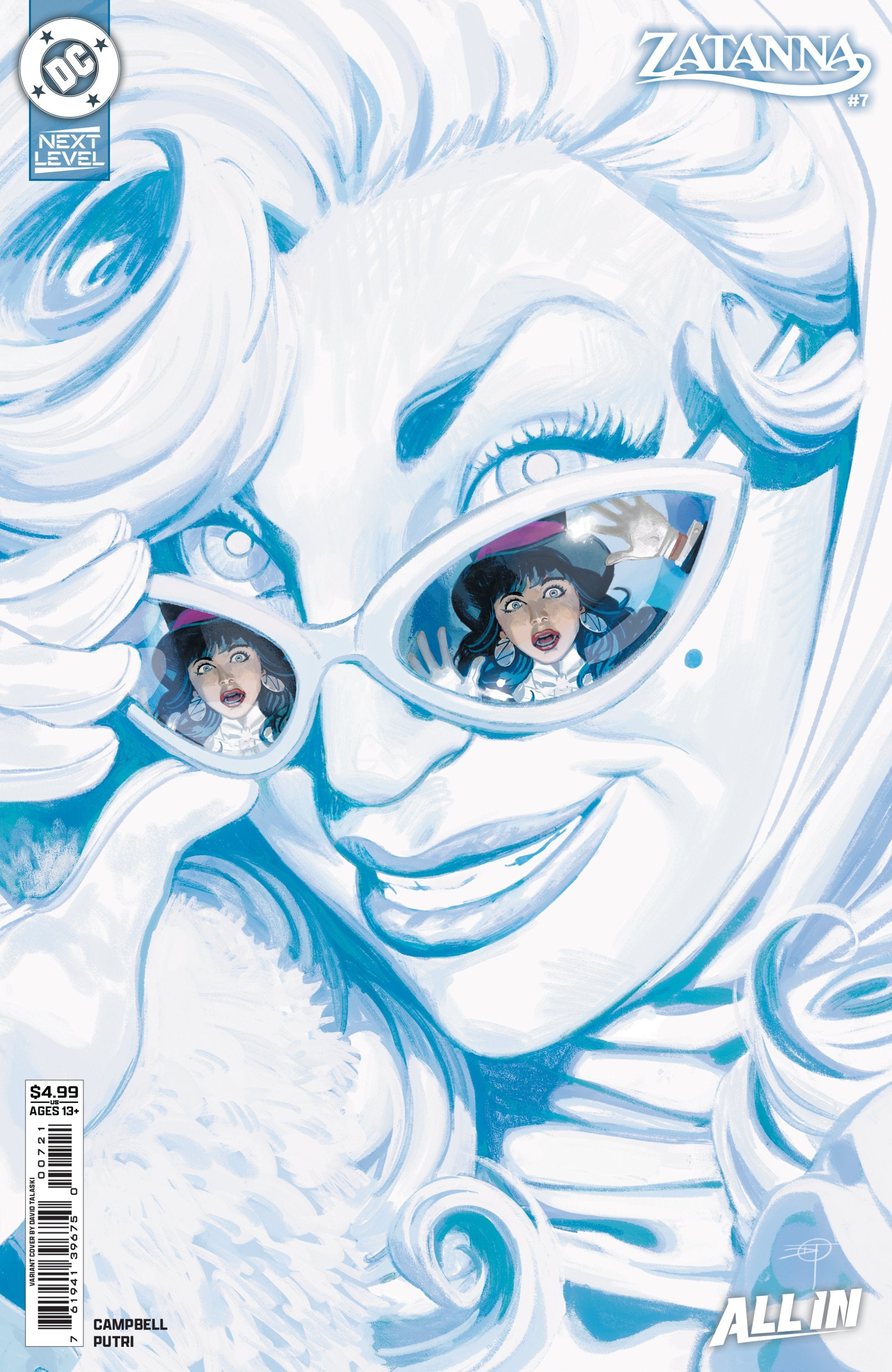ZATANNA 2026 #7 CVR B DAVID TALASKI CARD STOCK VAR