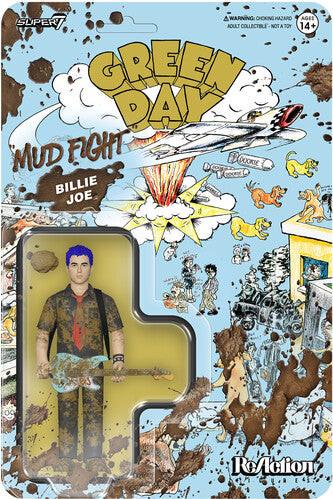 Green Day - ReAction Figures Wv1 - Mud Fight Billie Joe Armstrong