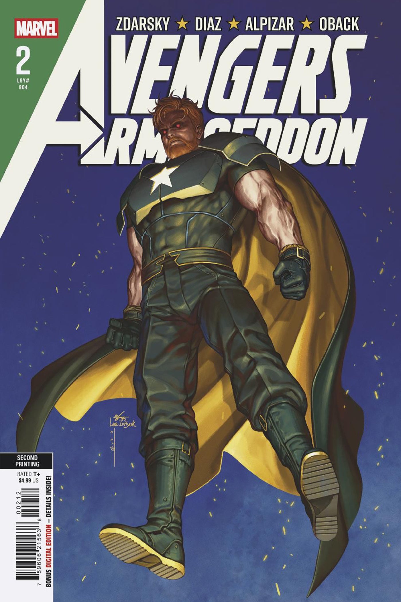 AVENGERS ARMAGEDDON #2 INHYUK LEE 2ND PRINTING VAR CVR A