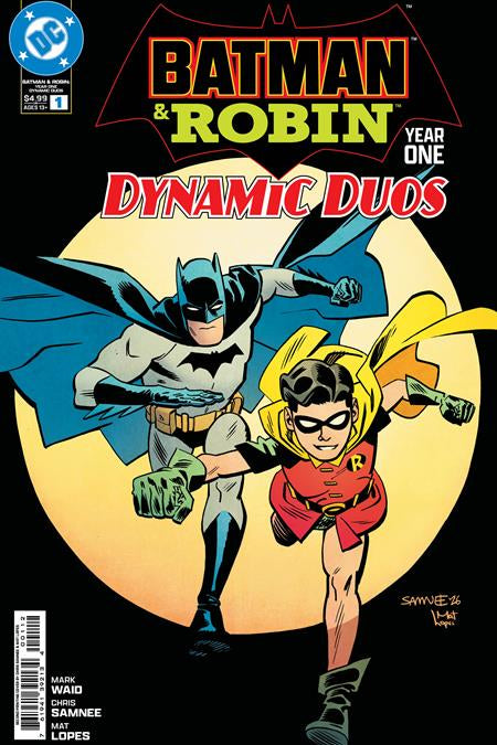BATMAN AND ROBIN YEAR ONE DYNAMIC DUOS #1 SECOND PRINTING CVR A CHRIS SAMNEE OF 12
