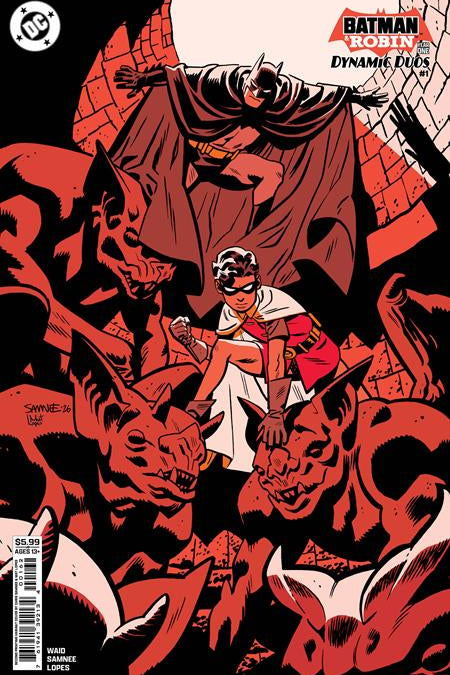 BATMAN AND ROBIN YEAR ONE DYNAMIC DUOS #1 SECOND PRINTING CVR B CHRIS SAMNEE CARD STOCK VAR OF 12