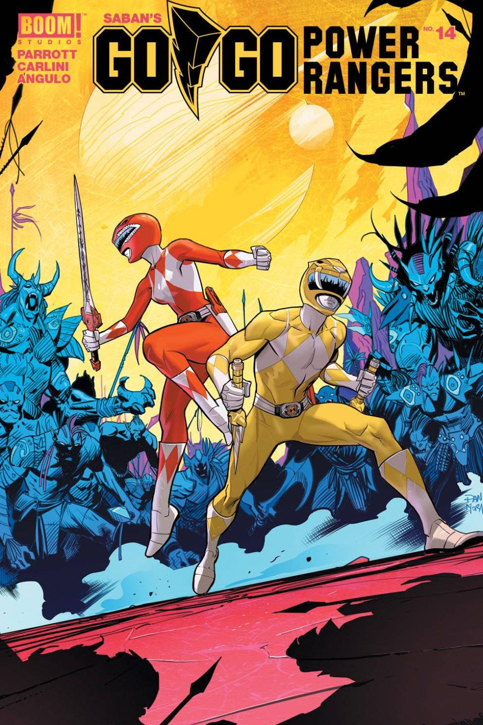 GO GO POWER RANGERS #14 MAIN & MIX SG