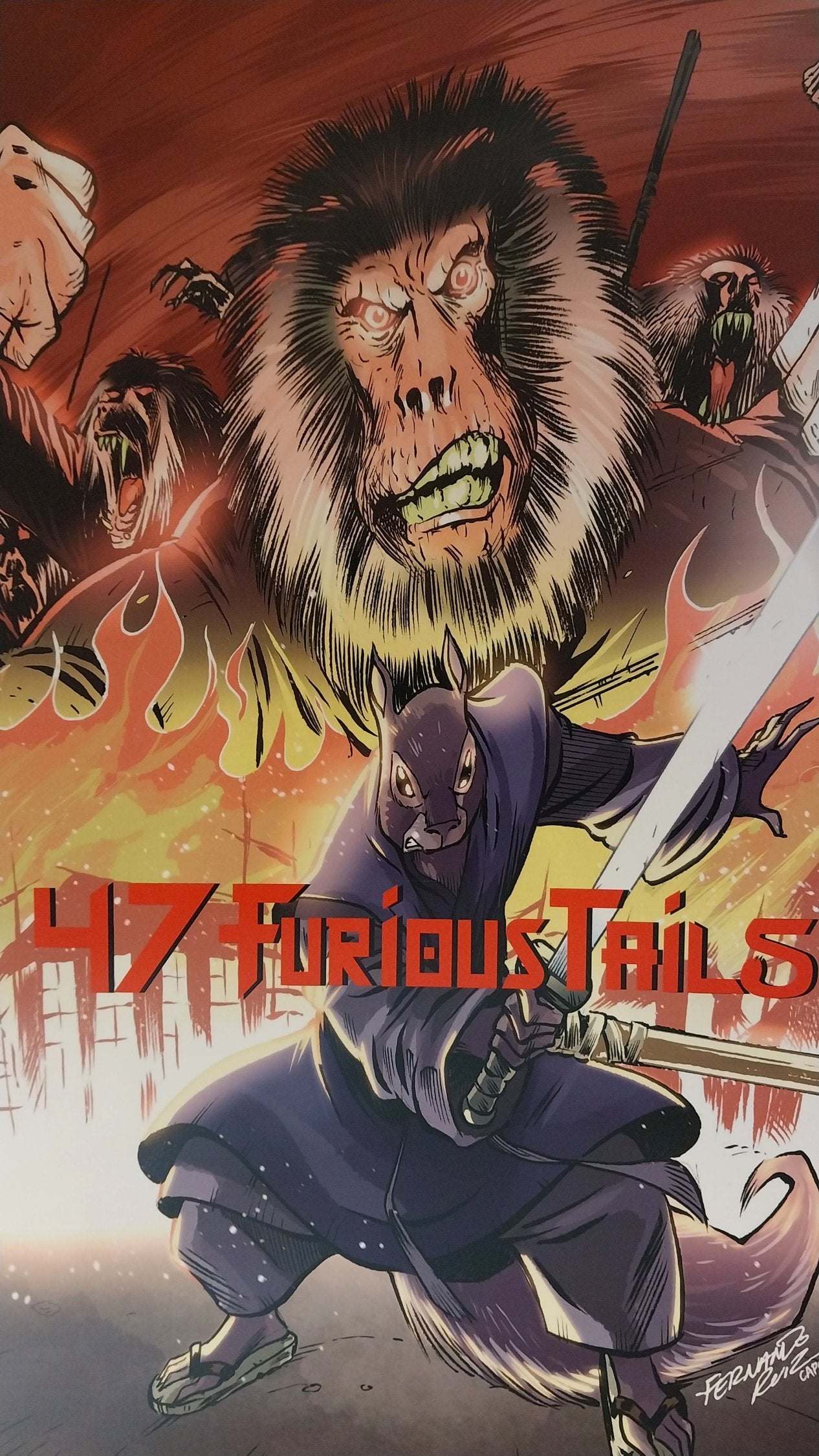 47 Furious Tails Print #2 CvrC