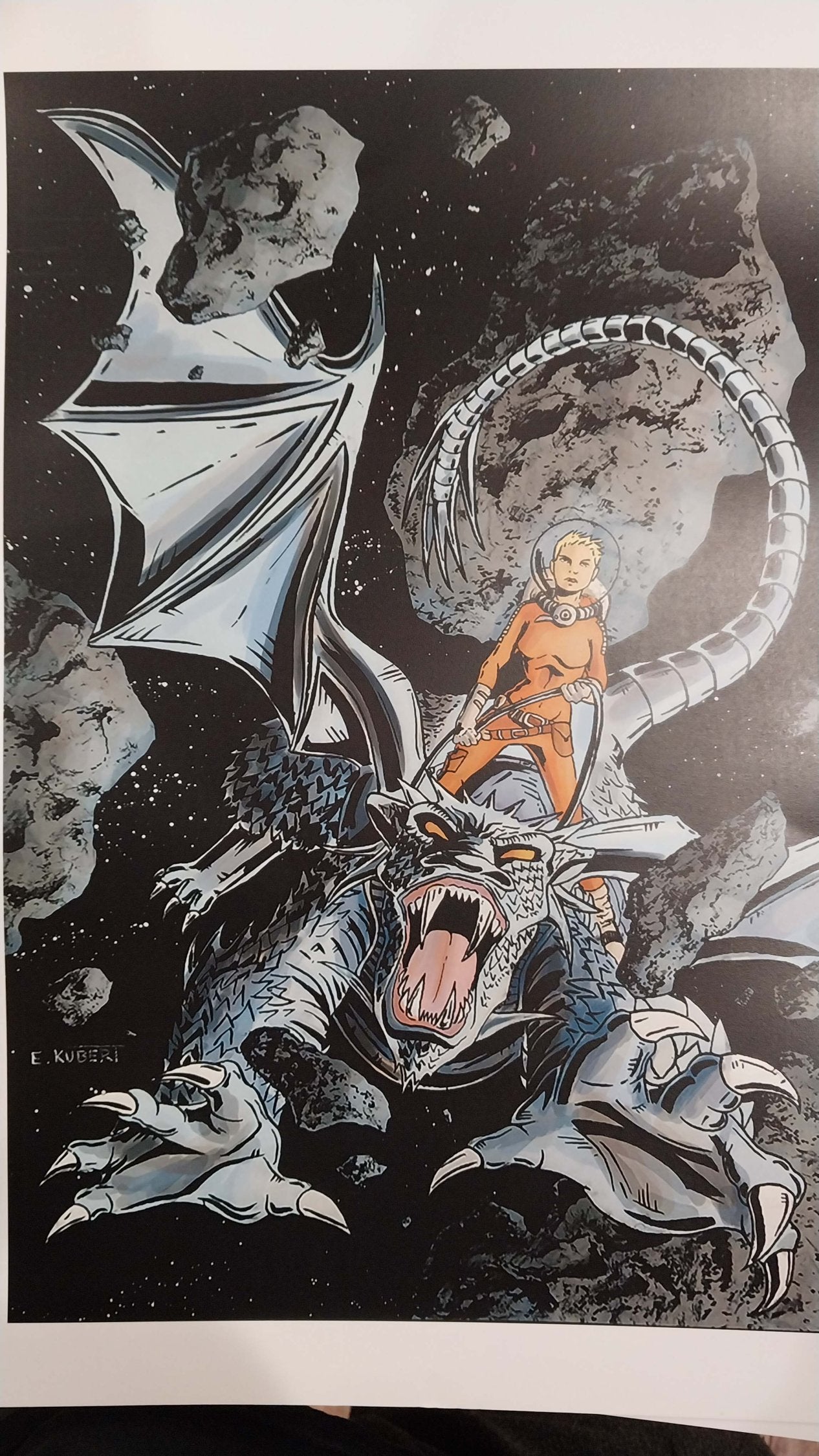 Space Dragon by Emma Kubert