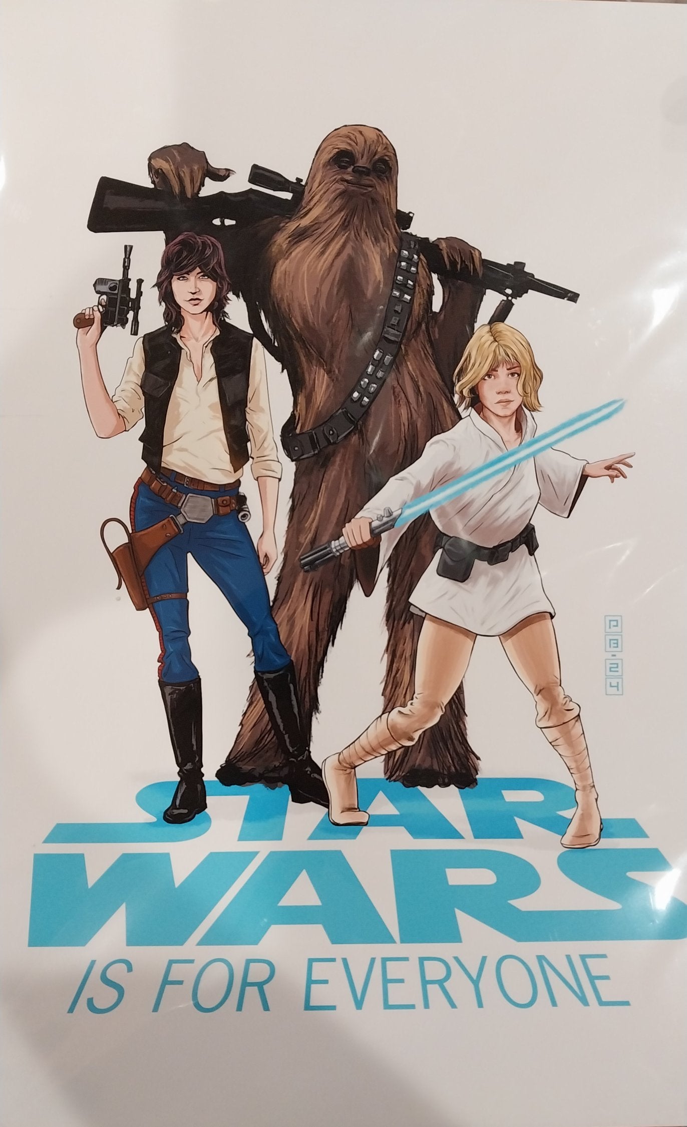 Star Wars is for Everyone Print by Paul Belliveau