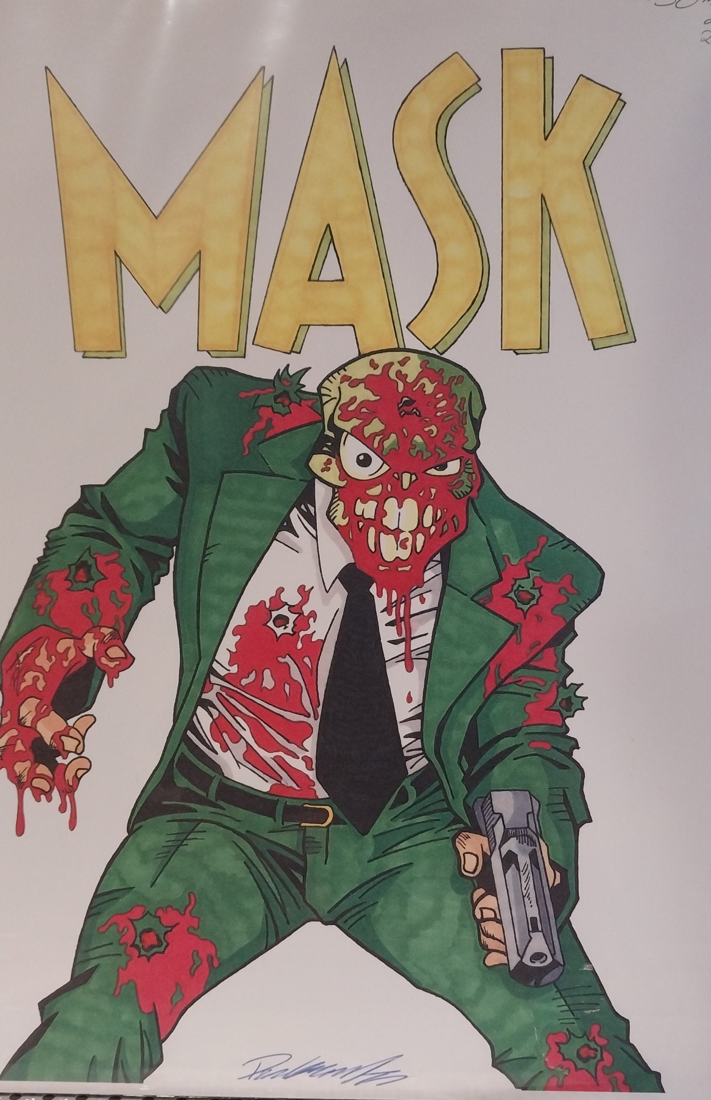 The Mask Print by Dean Geanoules