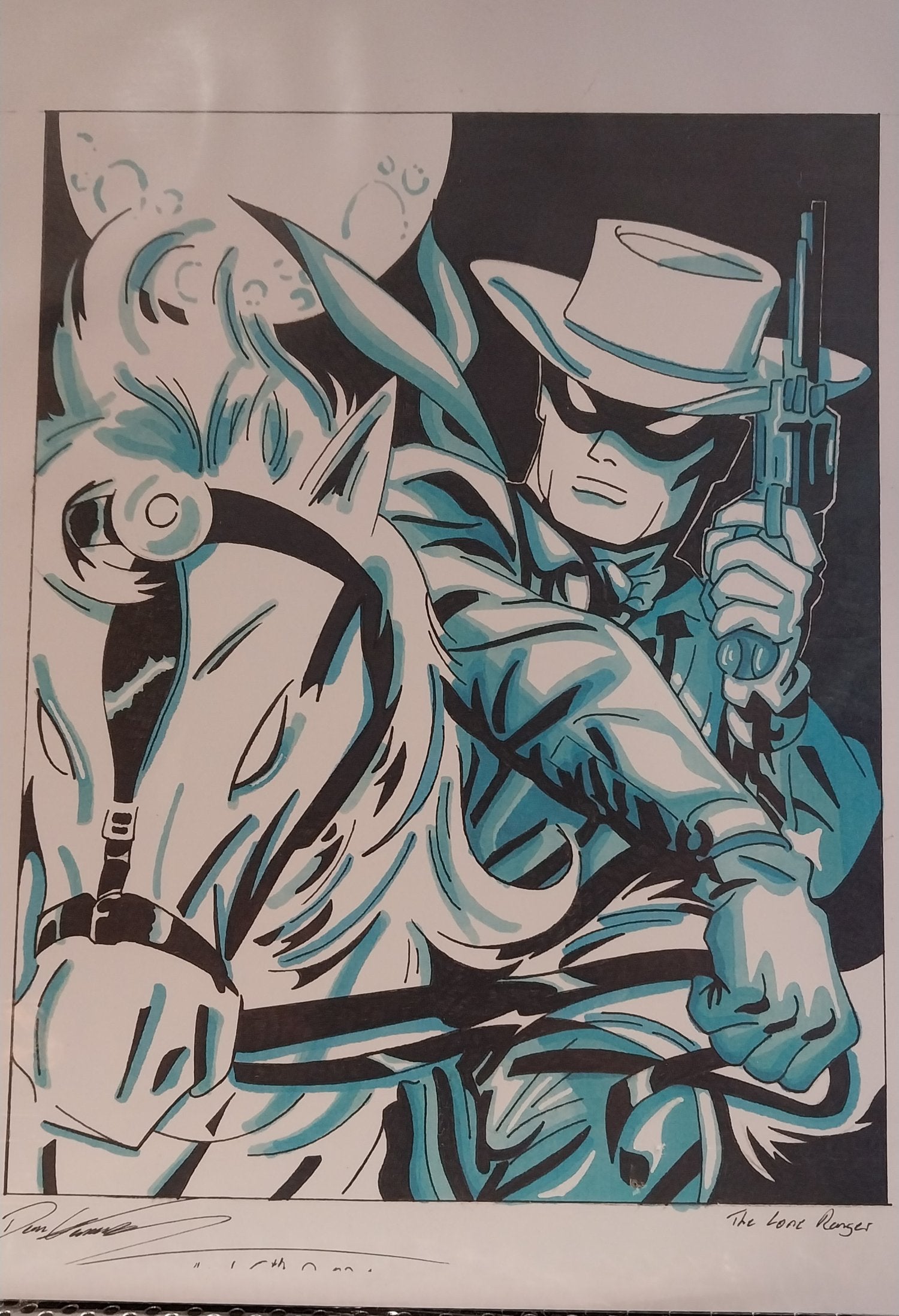 Lone Ranger Print by Dean Geanoules
