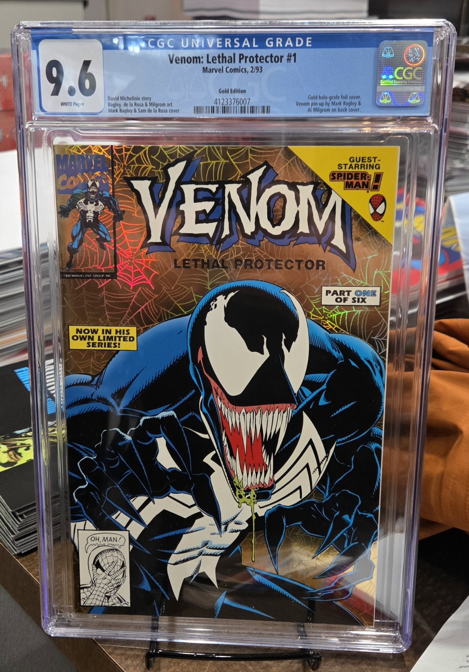 Venom Lethal Protector #1 Gold Edition CGC 9.6