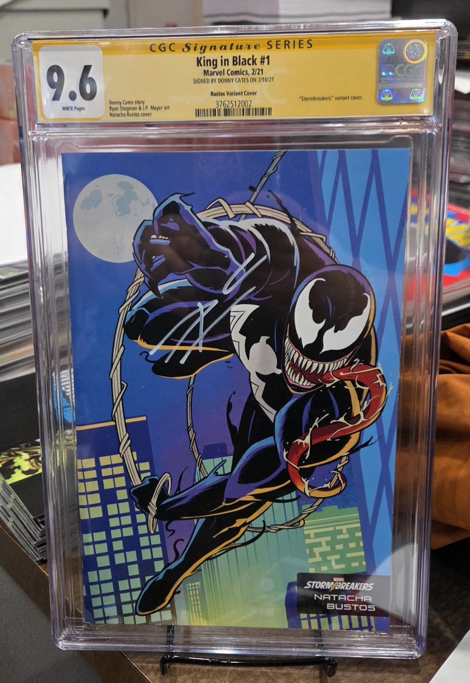 King in Black #1 SIGNED BY DONNY CATES CGC 9.6